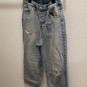 Wild Fable High Rise Straight Leg Distressed Women’s Jeans